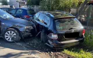 Accident grav cu un șofer începător pe DN 72A